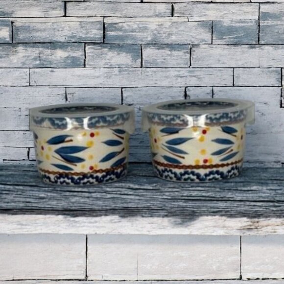 Temptations Old World 5 oz. Ramekins With Lids Set Of 2 - Picture 1 of 3